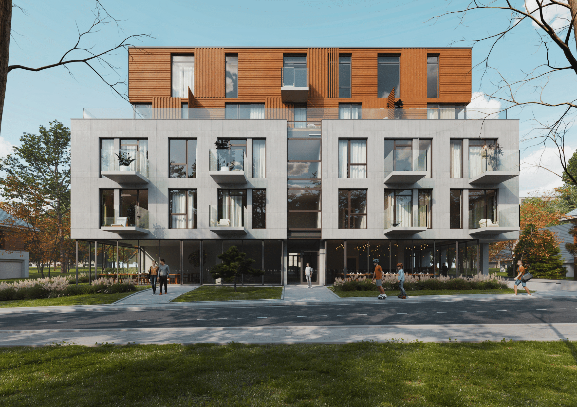 Stilius, praktiškumas, minimalizmas – vertybės, kuriomis vadovaudamiesi kuriame Lūšių Salas. Čia apsigyvens nedidelė bendruomenė - vos 23 apartamentų šeimininkai, kurie savo gyvenimo kolekciją kurs aplinkoje, suprojektuotoje gerbiant praeitį bei vertinant privatumą.
